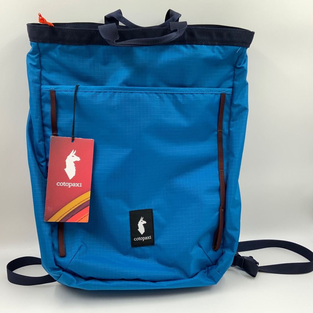 Cotopaxi Todo 16L Convertible Tote Backpack Saltwater Blue Laptop Sleeve NEW